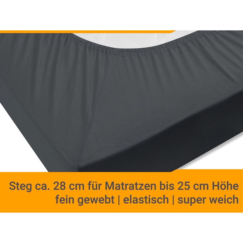 Classic Jersey Fitted Sheet Available In 34 Colours and 6 Sizes – 100% Cotton,