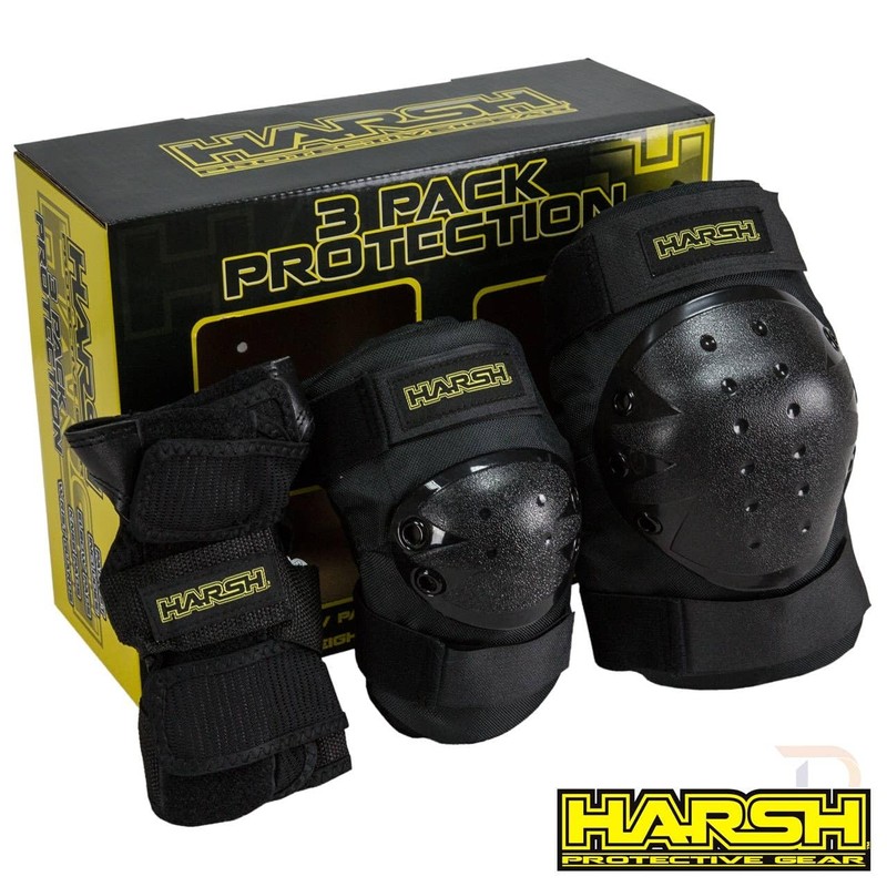 Harsh Shredder 3 Pack Adults Protector Set, unisex_adult, Protector set,