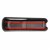 Riloer 2 pieces black car bonnet hinge cover trim decoration