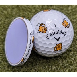 Callaway Truvis Limited Edition Beer Mug Golf Ball Marker Chromesoft