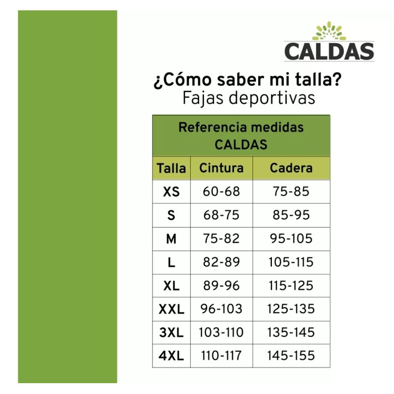 Caldas Chaleco Faja Cinturilla 100% Original Colombiana Gym