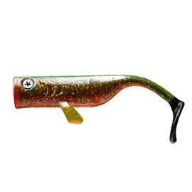 LMAB Drunk Bait 8, 12, 16 & 20 cm – Rubber Fish Fishing Lure – Rubber Bait for Zander, Perch & Pike – Zander Bait Perch Bait Pike Bait (8 cm, Gastric Bitter Manni)