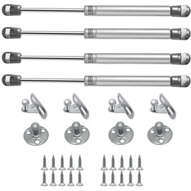 4 Pieces Hydraulic Gas Strut Spring Gas Spring Metal Gas Lift 100N/10kg Gas Spring Suitable for Storage Cabinets Cabinets Cabinets Wooden Doors Furniture