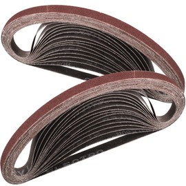 STEBRUAM Pack of 30 Sanding Belts 9 x 533 Grit 100
