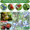 Mckanti 6 Pack Bird Netting for Blueberry Bushes, 3.2×5.2Ft Tree