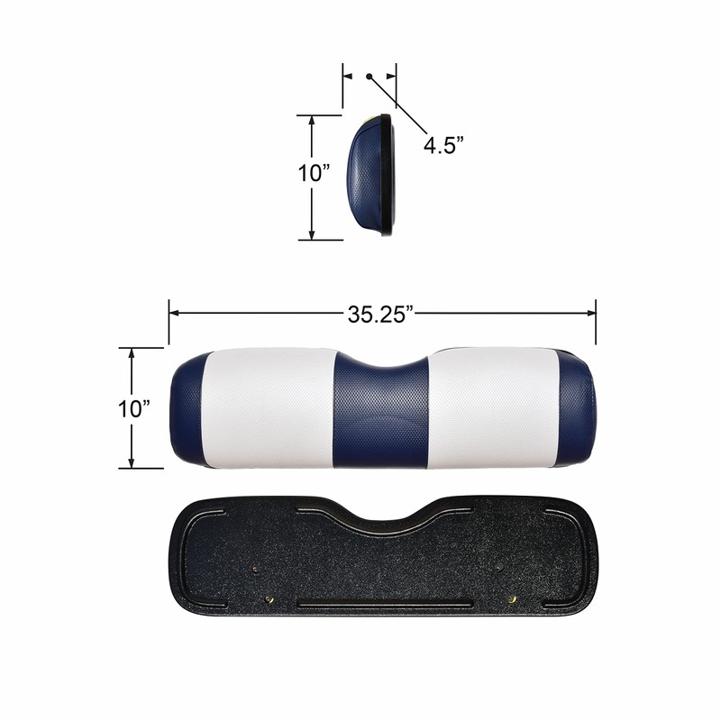 EZGO TXT Replacement Golf Cart Seat Cover Staple On Installation