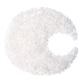 ZHIYUXI 1 lb Clear Quartz Crystal Chips Bulk Fish Tank Decorations Aquarium Rocks Gravel Vase Filler Stones Crystals for Candle Making Witch Kit Gravel for Plants Quartz Sand Terrarium Supplies