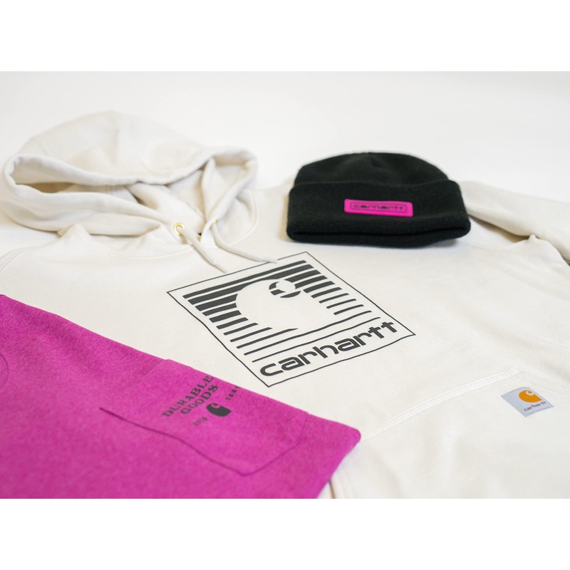 Carhartt Men's Knit Logo Patch Beanie, Black, One Size