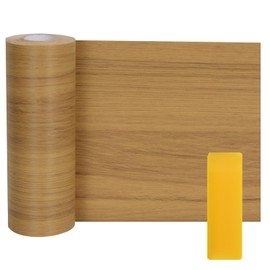 TACHIO Wallpaper Masking Tape, Wood Grain, 5.9 x 32.8 ft (15 x 10 m), Wallpaper Seal, Glue Included, Wallpaper Sheet, For Rental, Waterproof, Heat Resistant, Door Remake Sheet, Window Frame Remake