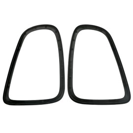 Osompar Tail Light Trim Ring Taillights Bezel Compatible with 2007-2015 Mini Cooper R56 R57 R58 R59 Glossy Black 1Pair