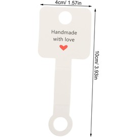 200 Pcs Bracelet Display Card Jewelry Display Cards Necklace Holder Cards Self Adhesive Jewelry Packaging Selling Card for Display Jewelries Small Business of Keychain Earring