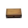 speed mao Stylish Simple Rectangle Toothpick Holder, Brown