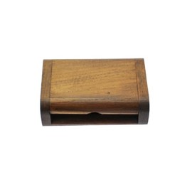 speed mao Stylish Simple Rectangle Toothpick Holder, Brown