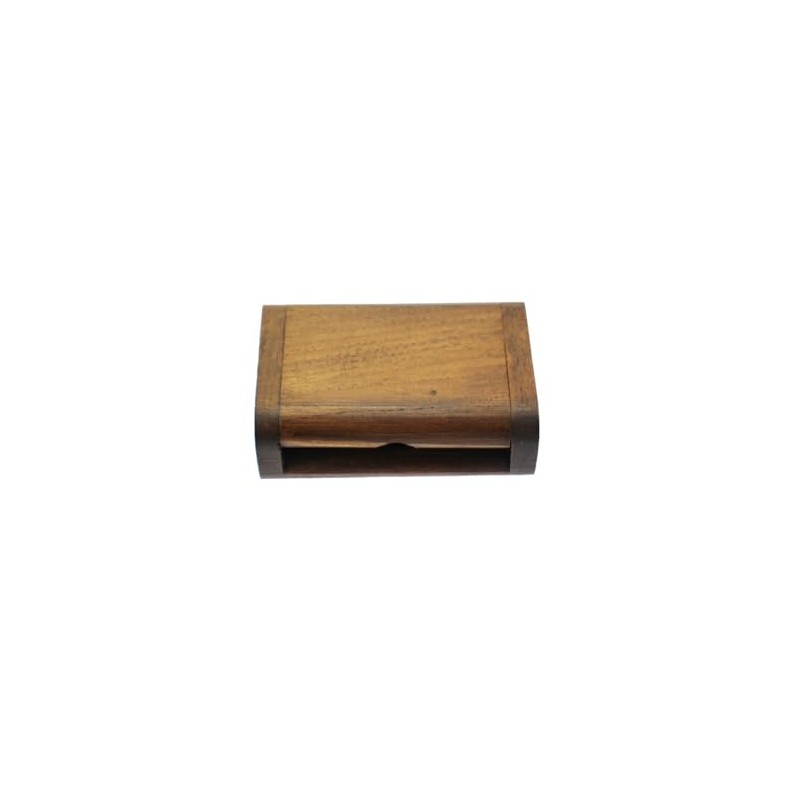 speed mao Stylish Simple Rectangle Toothpick Holder, Brown