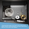 Aopin Mirror Screw Cap, Decorative Screws Cover Fasteners for Sign/Advertising