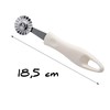 Stainless Steel Pasta Cutter with Ergonomic Handgrip, Multi-functional Hand Dough