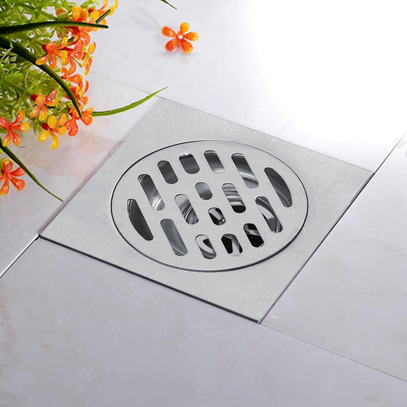 Thickened Stainless Steel Odourless Shower Square Odourless Floor Drain Waste