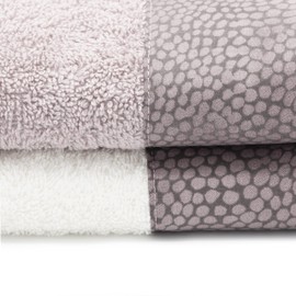 CREOLE Venus Bath Towels, Cotton, Powder, 2+2, 4 Units
