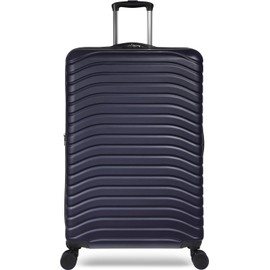 TOTAL TRAVELWARE Everest Expandable Hardsided Spinner (Navy, 28-Inch Checked Large)