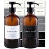 Hand and Dish Soap Dispenser for Kitchen and Bathroom, Set
