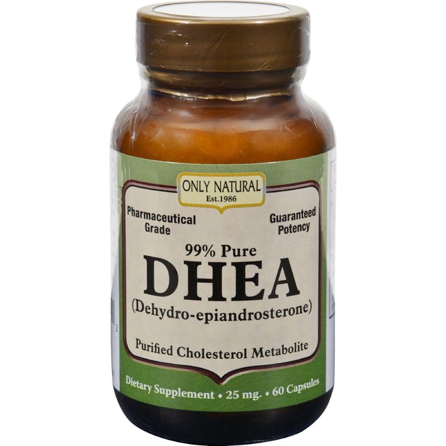 Only Natural DHEA 99% Pure Tablets 60 Capsules