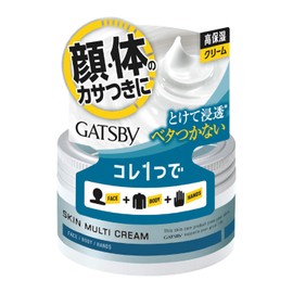 Gatsby Skin Multi Cream, Men's All-in-One Moisturizing Cream, Face & Body, Full Body, 2.8 oz (80 g)