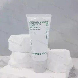 Innisfree 이니스프리 그린티 히알루론산 수분 선세럼 50ml (SPF50+) x2SET(SH) Innisfree Green Tea Hyaluronic Acid Moisturizing Sun Serum 50ml (SPF50+) x2SET