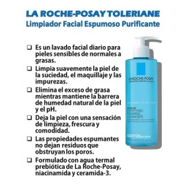 La Roche Posay Toleriane Espuma Facial Limpiadora Purificant                                                                                          