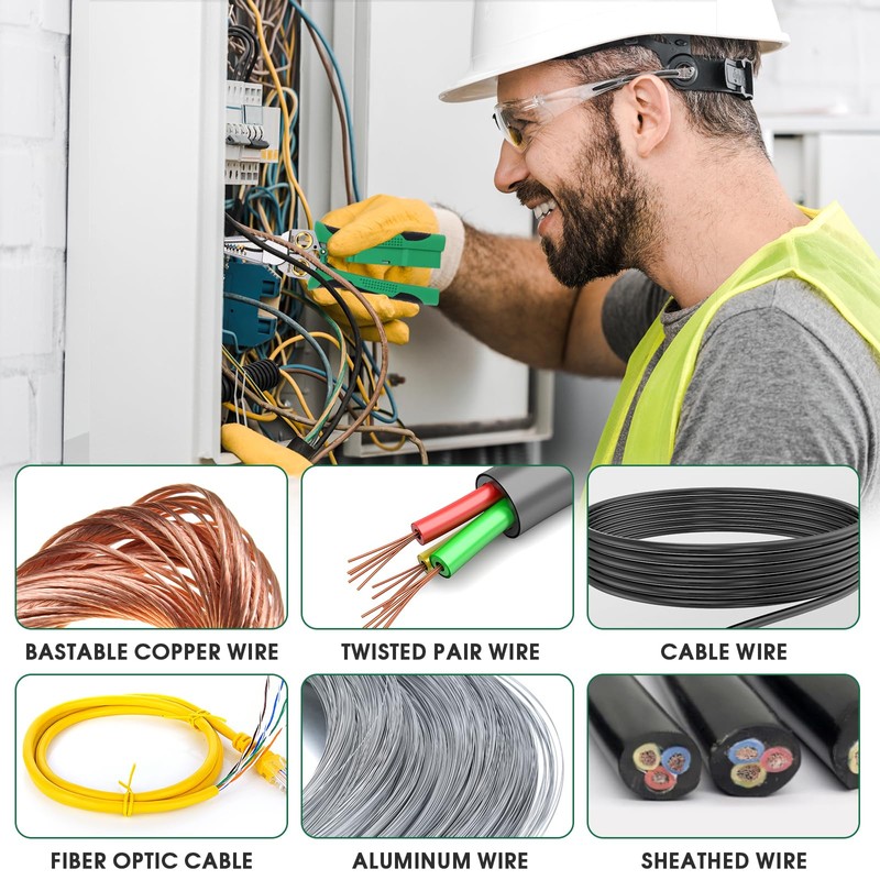 NCTNCX Wire Stripper, Multi-Purpose Wire Stripper with Current Measurement Function,