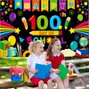 Tiamon 100 Days of School Decoration Banner Party Backdrop Photography