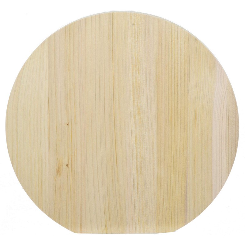 Umezawa 292407 Wooden Cutting Board, Aomori Hiba, Round, Small, Diameter