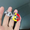 For FIAT Abarth 500 Metal Auto Accessions Universal Car Keychain
