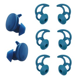 TSZYYM QCNC Bose Replacement Tips (M 3 Pairs Blue) Washable Silicone Earbuds for QuietComfort Noise Cancelling Ear Buds Replacements for Bose Sport Tips