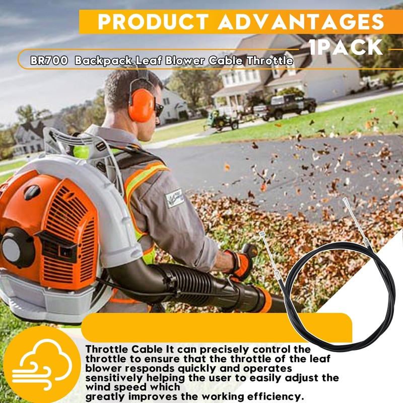 BR700 Cable Throttle Fit for Stihl Backpack Leaf Blower Replacement