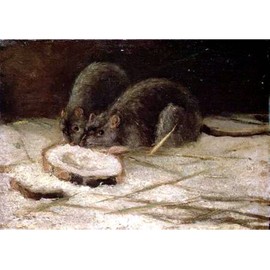 Two Rats by Vincent Van Gogh