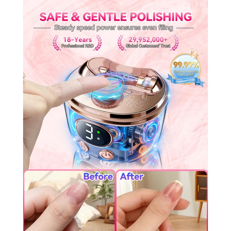 2026 Pro 6.0 Upgraded Electric Nail Clipper【Top1 German Motor +56%