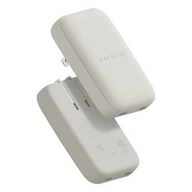 SATECHI OntheGo Cargador de Pared 67W, GAN USB-C, PD 3.0+PPS, Arena