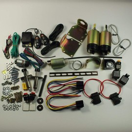 Compatible with New 80 lb Remote Shaved 2 Door Handle Popper Kit Trunk KIT Included remotes