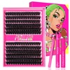 Lash Clusters Kit 100D Individual Eyelash Extensions DIY False Eyelashes