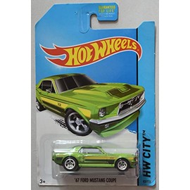 Hot Wheels City Series, Green '67 Ford Mustang Coupe 93/250
