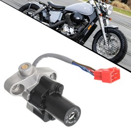 Ignition Switch Gas Cap Lock w/Keys Kit Replacement for Yamaha 650 1100 XVS 125 250 400/C 650 1100 1998-2017