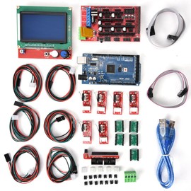 3D Printer Accessory Motherboard Kit for Mega 2560 + A488 with Heat Sink USB Cable Kit