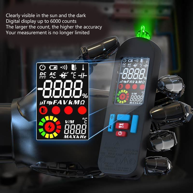 BSIDE A2X Rechargeable Digital Multimeter 6000 Counts Smart Automatic Voltmeter