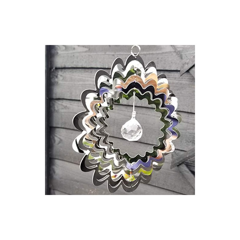 Stainless Steel Wind Spinner For Home Or Garden - Small