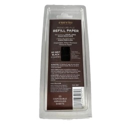 CUCCIO Pedicure Abrasive Paper File REFILLS 50 x 80 Grit Black Water Resistant