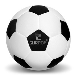 Surpop Silent Indoor Soccer Ball Size 5 for Kids, Quiet Soft Soccer Ball
