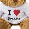 NEW - I LOVE FREDDIE - Teddy Bear - Cute