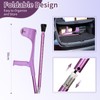 Foldable Forearm Crutches for Adults, 10 Levels Adjustable Height Lightweight