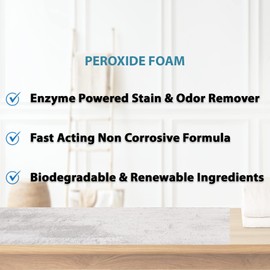 GreenFist PeroxiStar Hydrogen Peroxide All Purpose (Glass, Carpet,Stain Remover) Cleaner (1 Gal Concentrated & 32 oz Ready to Use)