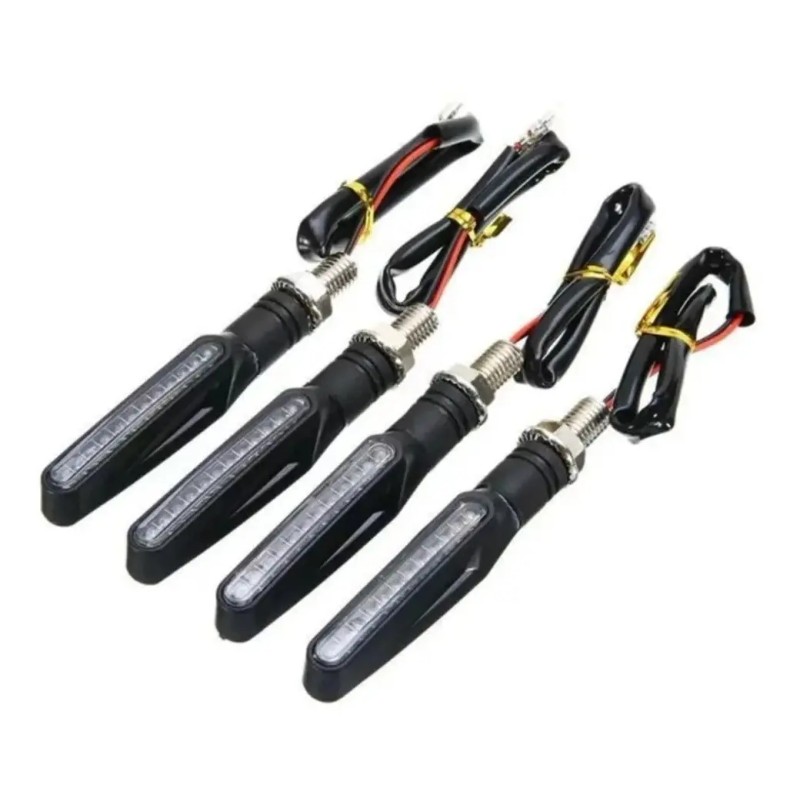 Direccionales Led Moto Secuencial Indicador Intermitente 4pz